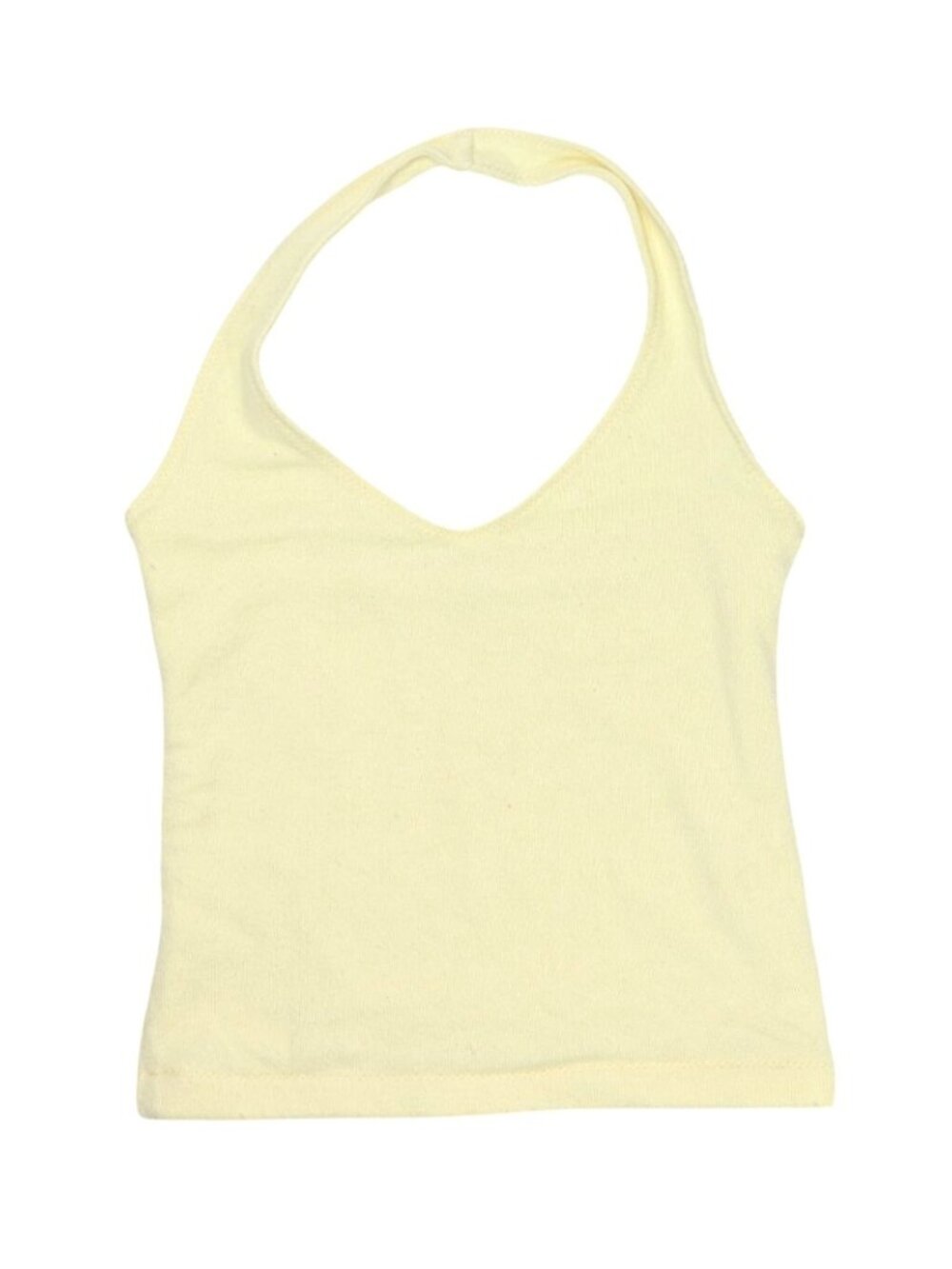 TEAYOU Romy Halter Top in Yellow